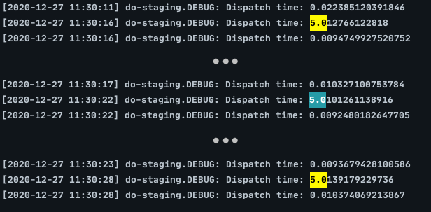 Laravel slow dispatching